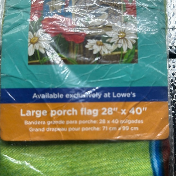 Rain or Shine Art flag large porch flag 28x40” new - Picture 3 of 5